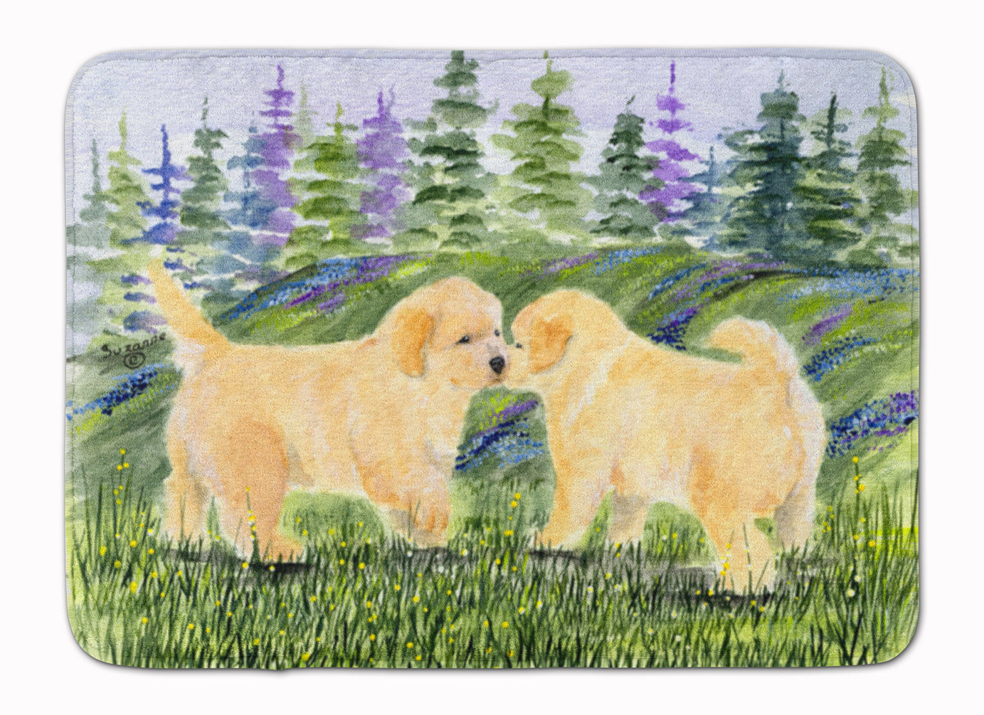 Golden Retriever Machine Washable Memory Foam Mat SS8102RUG - the-store.com