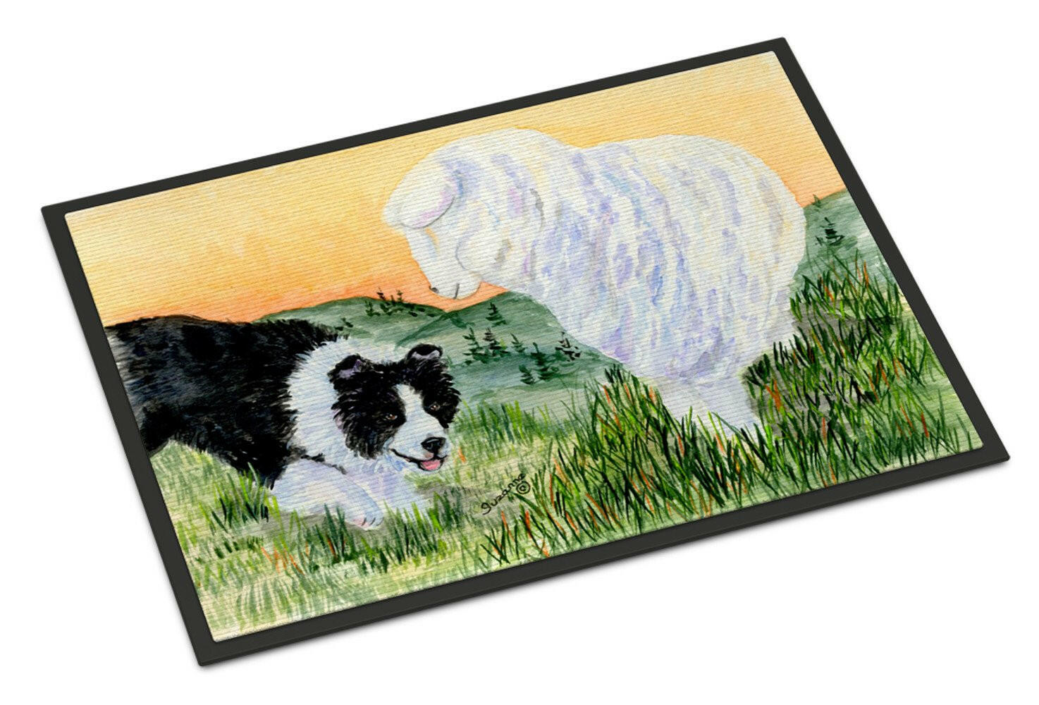 Border Collie Indoor or Outdoor Mat 24x36 Doormat - the-store.com