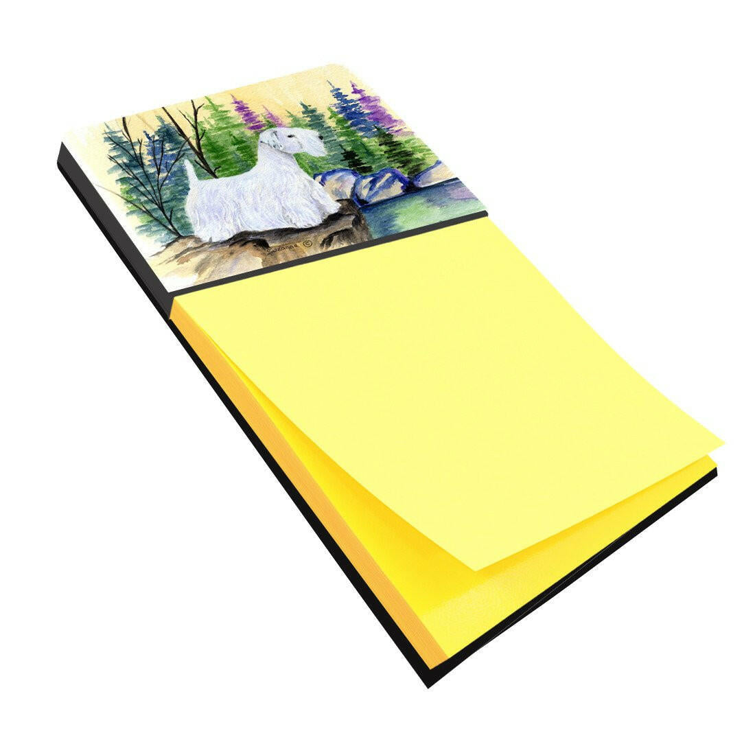 Sealyham Terrier Refiillable Sticky Note Holder or Postit Note Dispenser SS8104SN by Caroline's Treasures