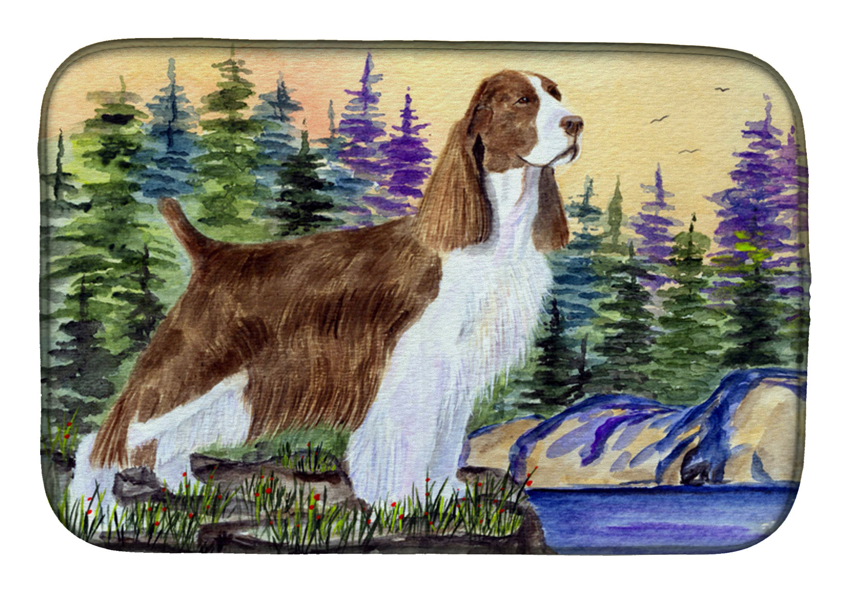 Springer Spaniel Dish Drying Mat SS8105DDM  the-store.com.