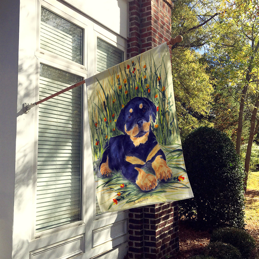 Rottweiler Flag Canvas House Size  the-store.com.