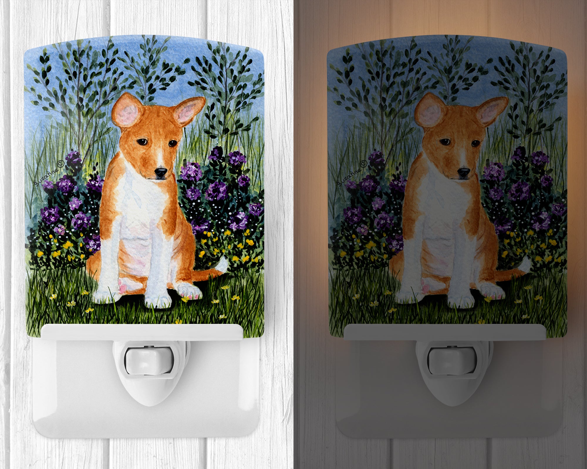 Basenji Ceramic Night Light SS8108CNL - the-store.com