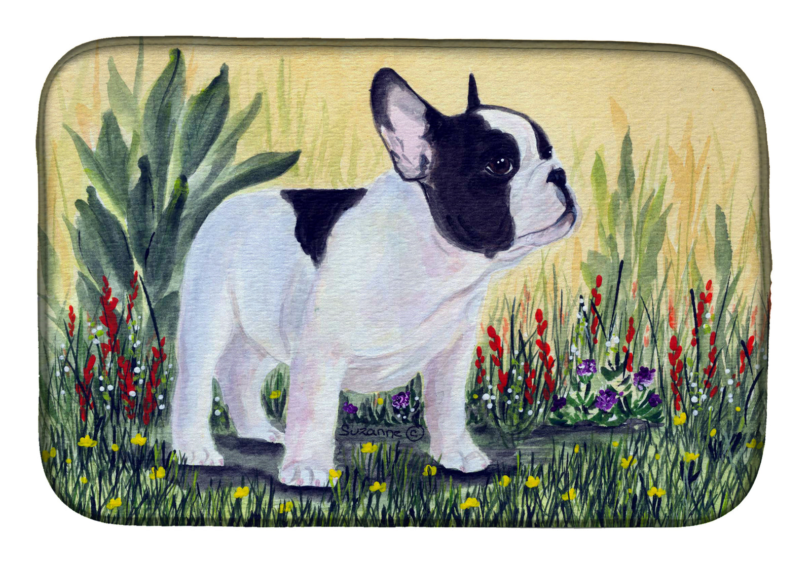 French Bulldog Dish Drying Mat SS8109DDM  the-store.com.