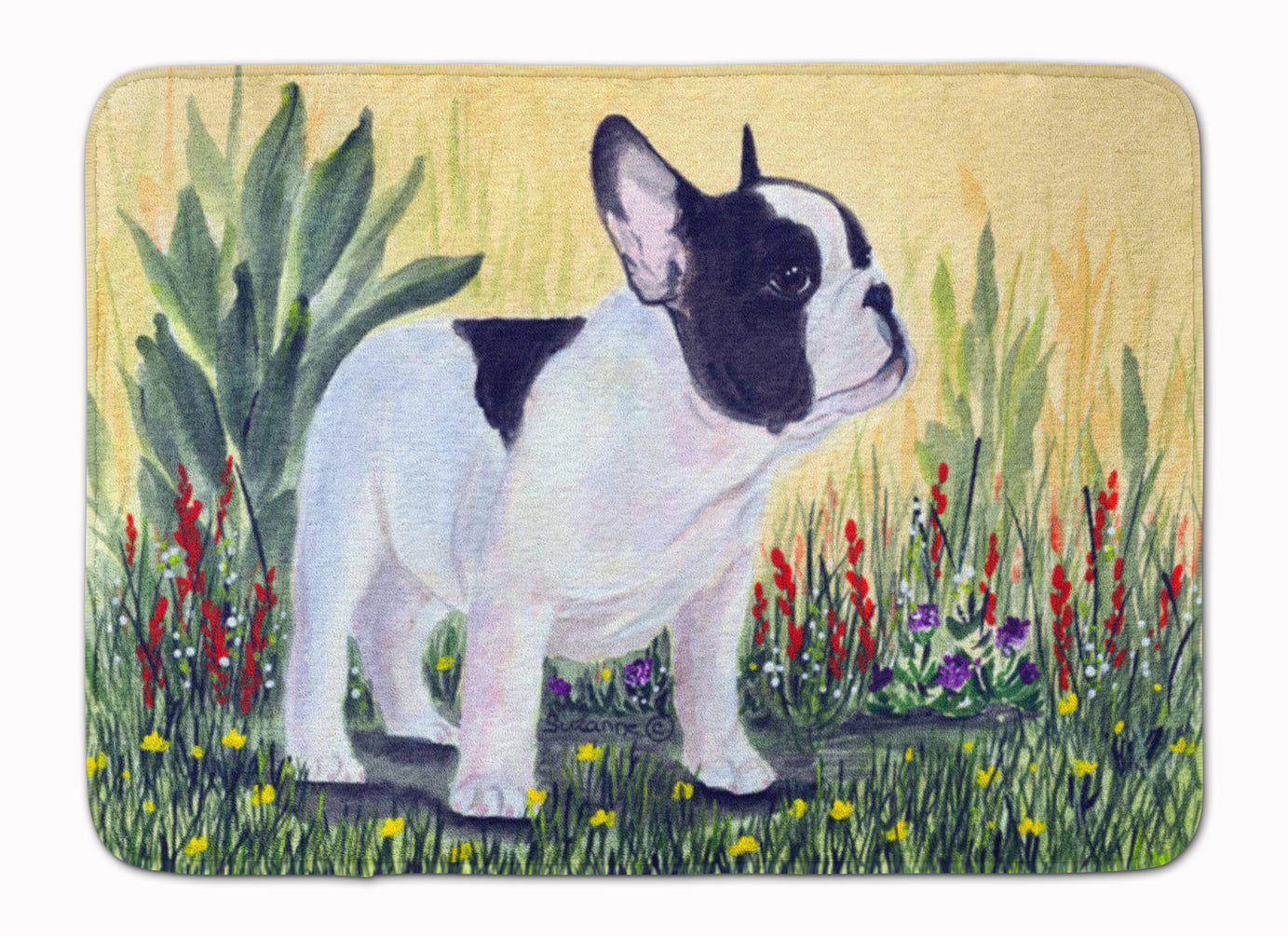 French Bulldog Machine Washable Memory Foam Mat SS8109RUG - the-store.com