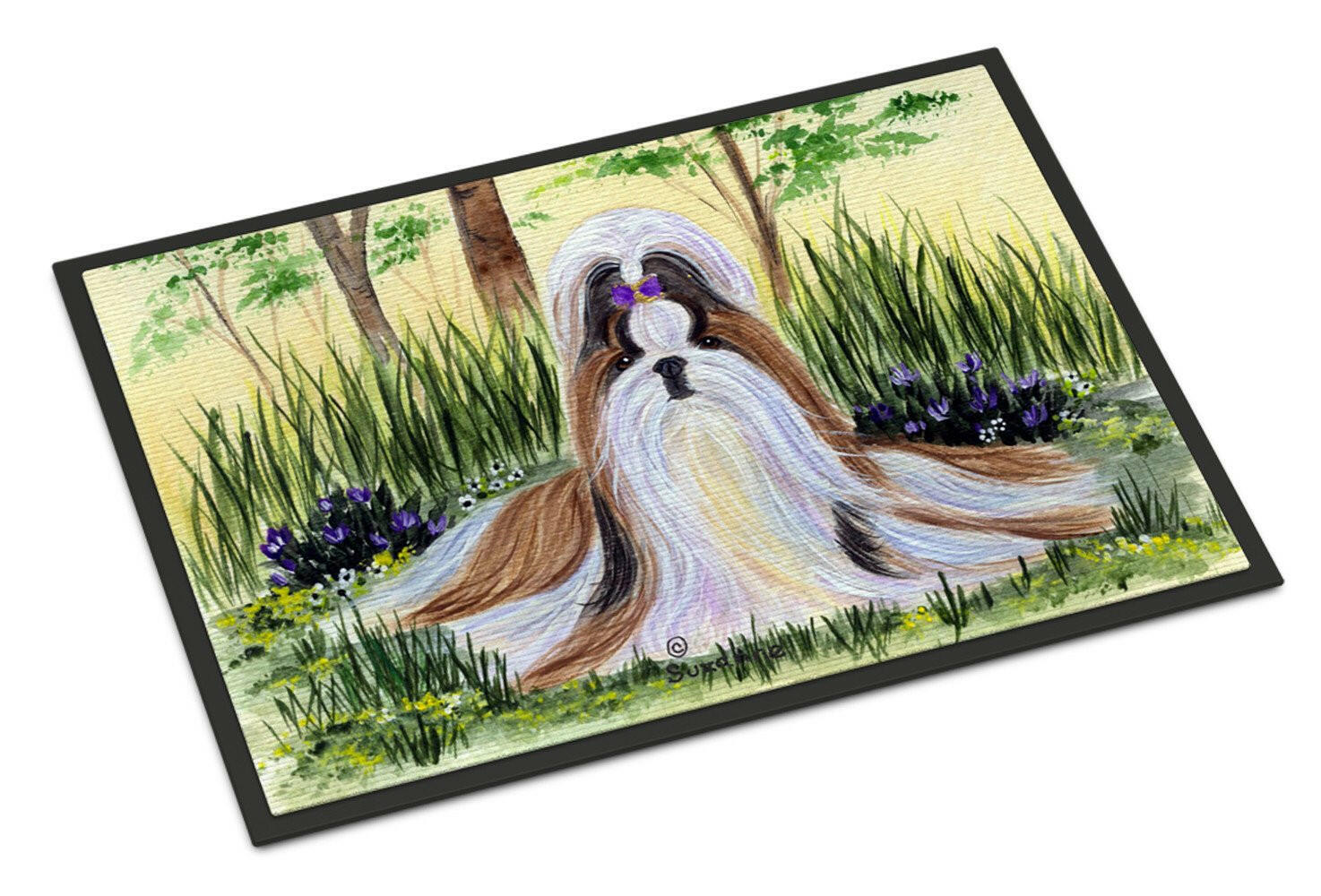 Shih Tzu Indoor Outdoor Mat 18x27 Doormat - the-store.com