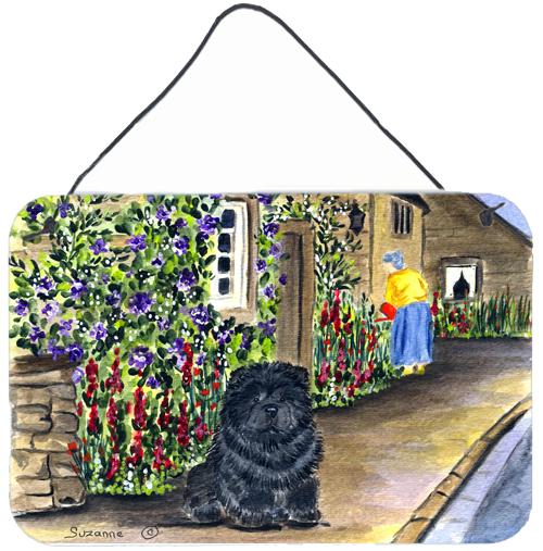 Chow Chow Indoor Aluminium Metal Wall or Door Hanging Prints by Caroline's Treasures