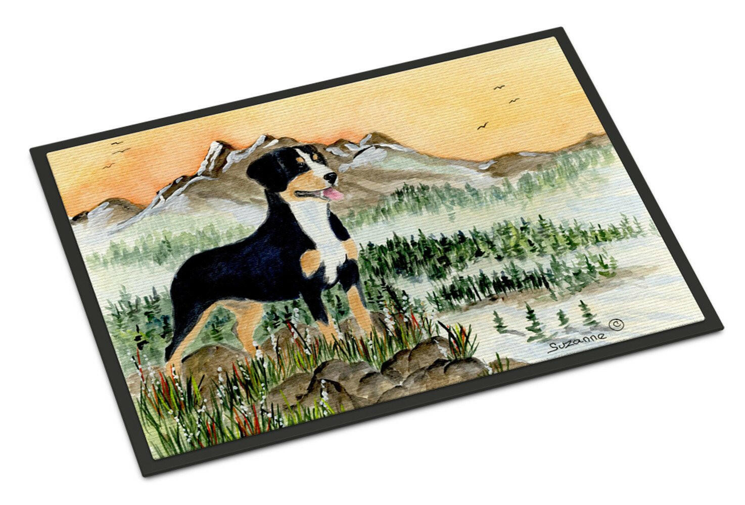 Entlebucher Mountain Dog Indoor or Outdoor Mat 24x36 Doormat - the-store.com