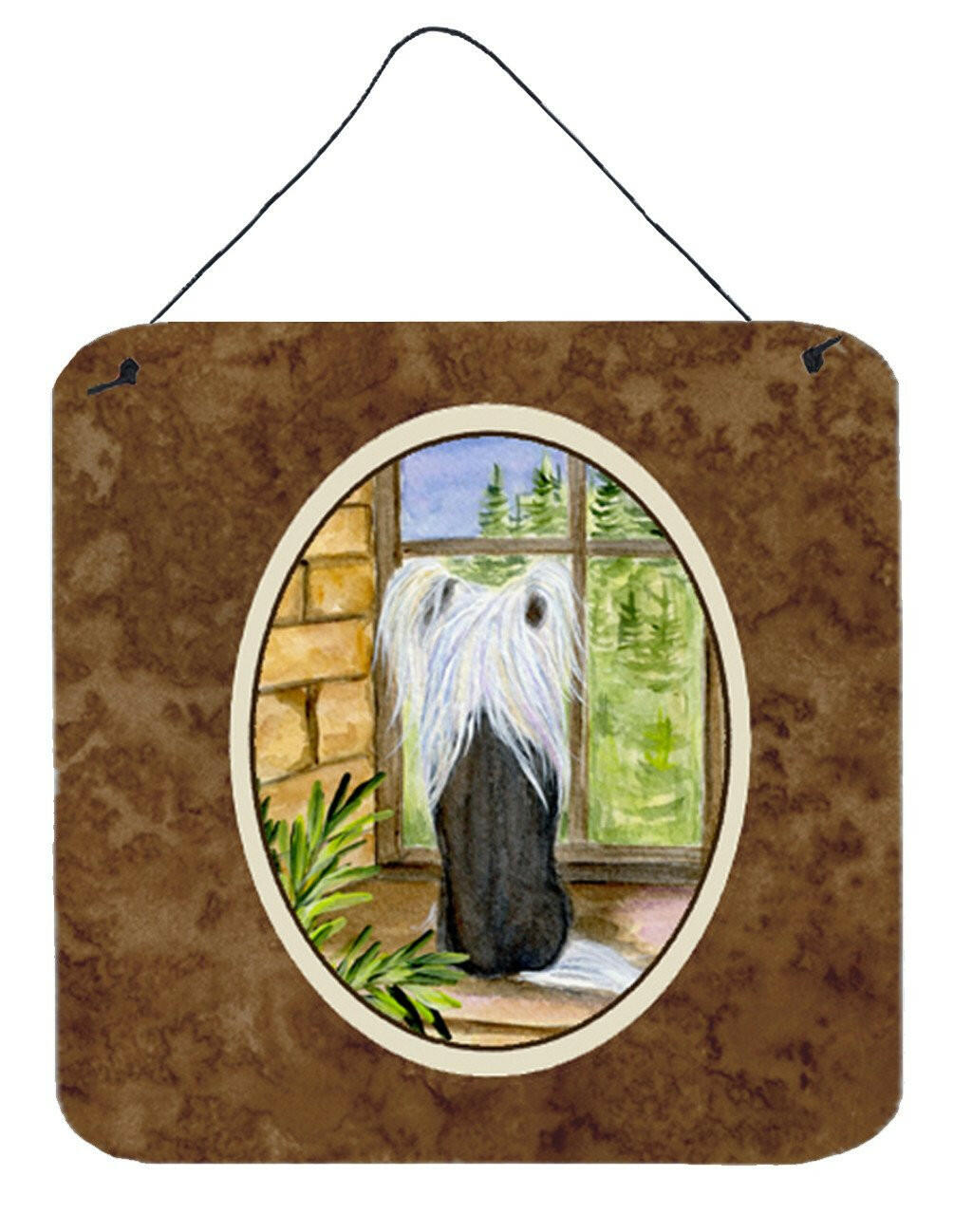 Chinese Crested Aluminium Metal Wall or Door Hanging Prints by Caroline&#39;s Treasures