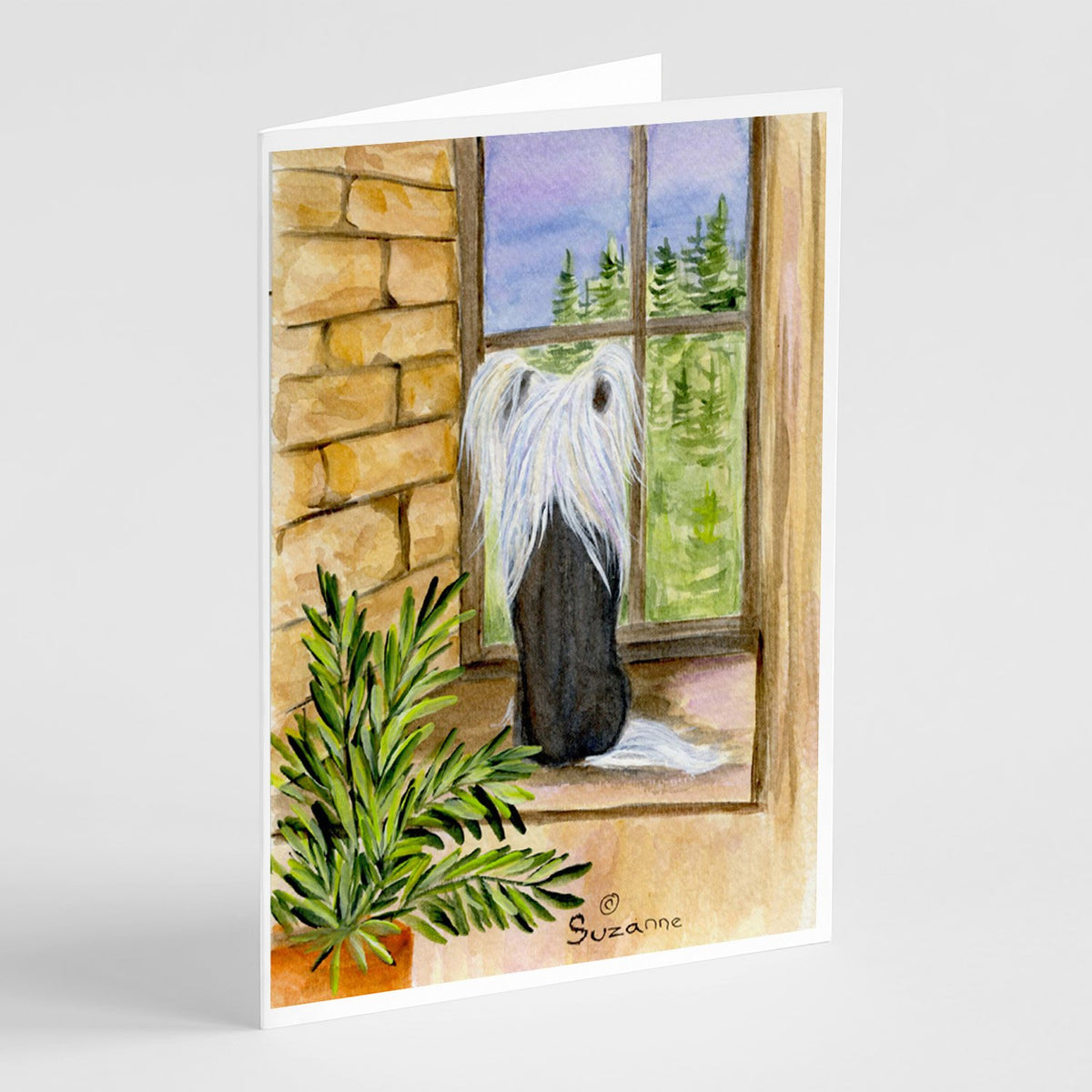 Buy this Chinese Crested Greeting Cards and Envelopes Pack of 8