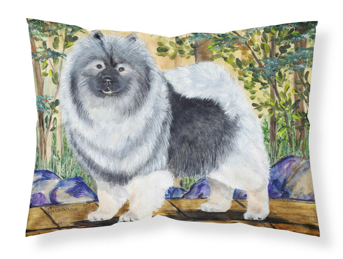 Keeshond Moisture wicking Fabric standard pillowcase by Caroline&#39;s Treasures