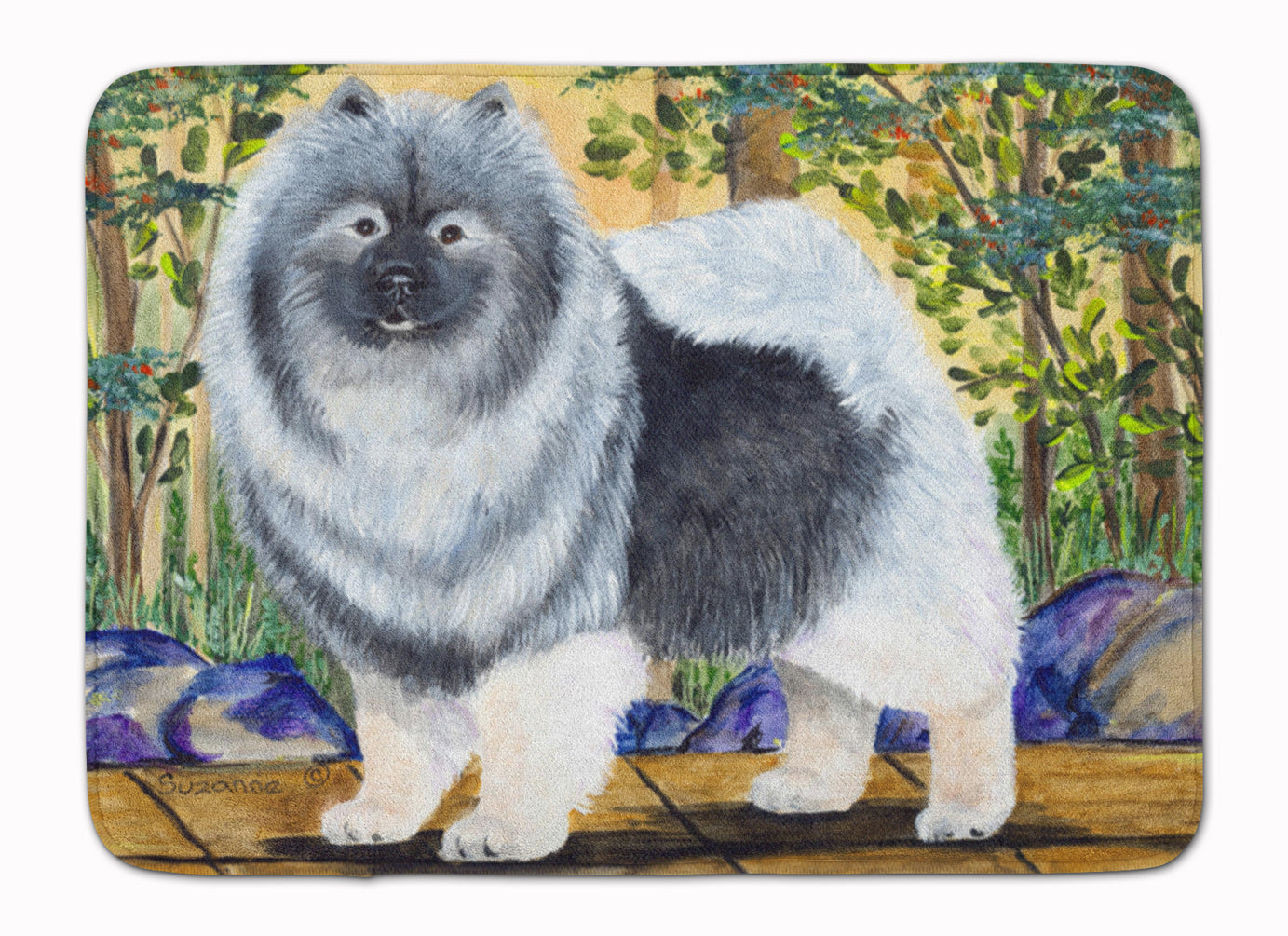 Keeshond Machine Washable Memory Foam Mat SS8127RUG - the-store.com