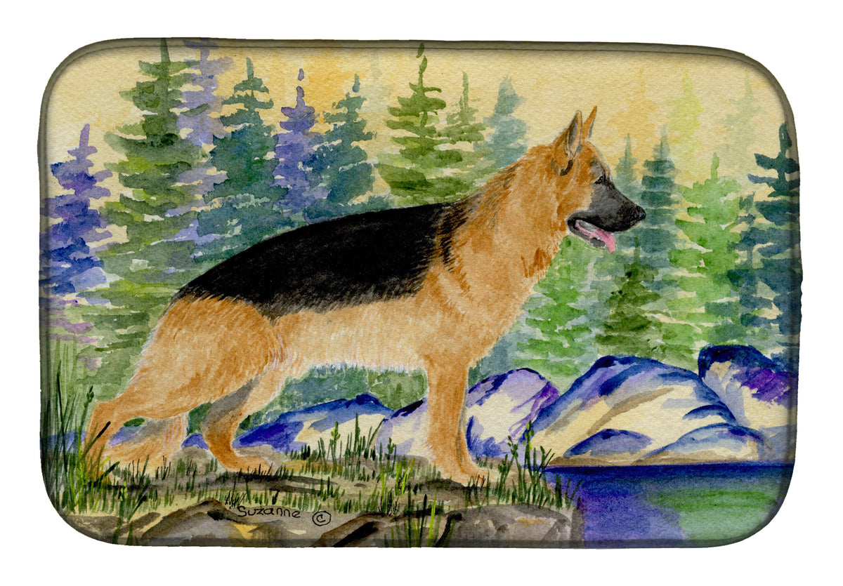 German Shepherd Dish Drying Mat SS8129DDM  the-store.com.