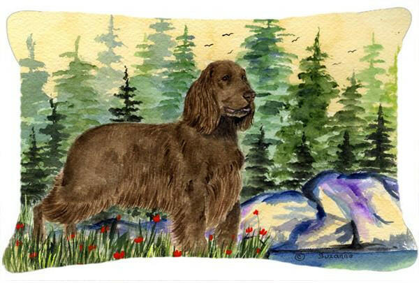 Field Spaniel Decorative   Canvas Fabric Pillow by Caroline&#39;s Treasures