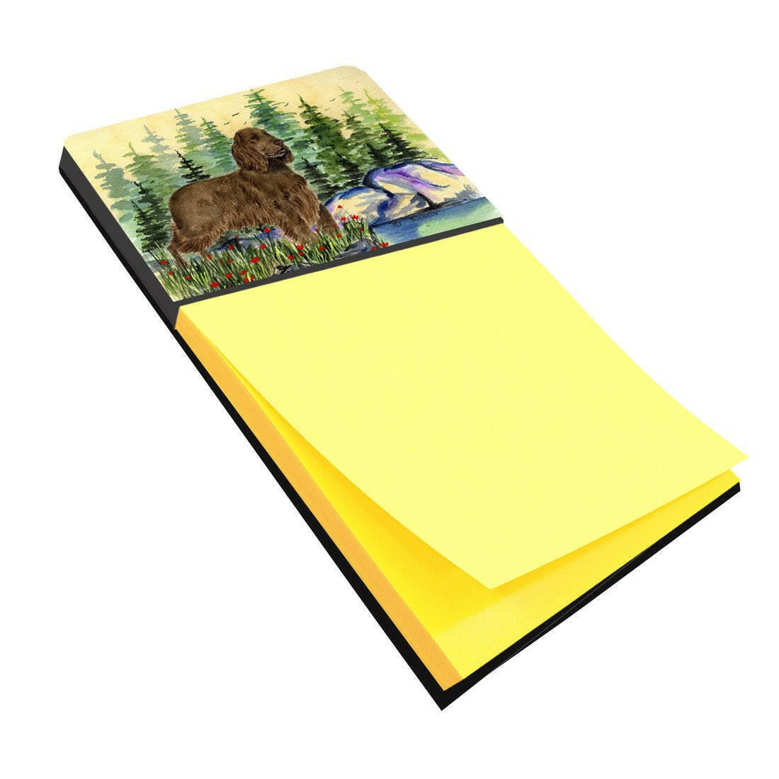 Field Spaniel Refiillable Sticky Note Holder or Postit Note Dispenser SS8131SN by Caroline&#39;s Treasures