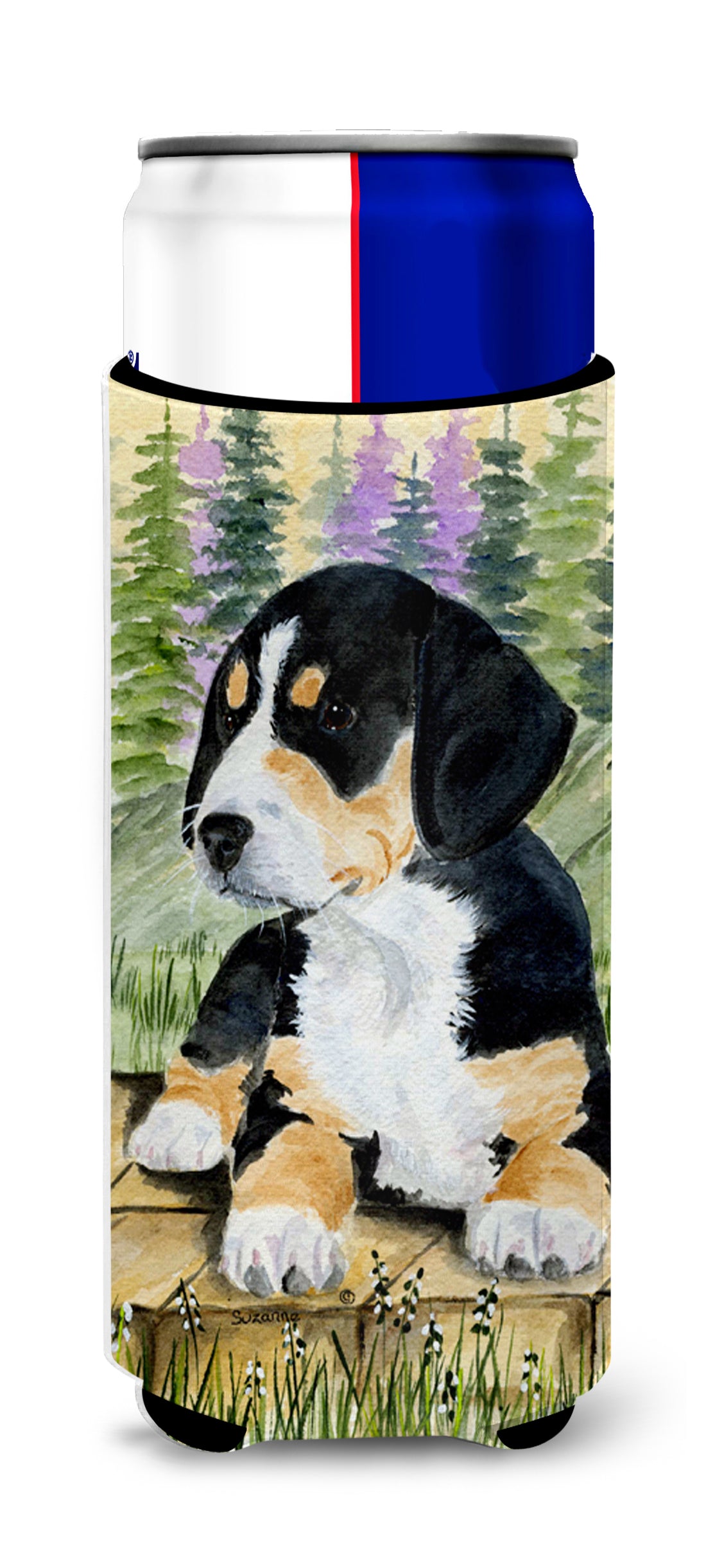 Entlebucher Mountain Dog Ultra Beverage Insulators for slim cans SS8132MUK.