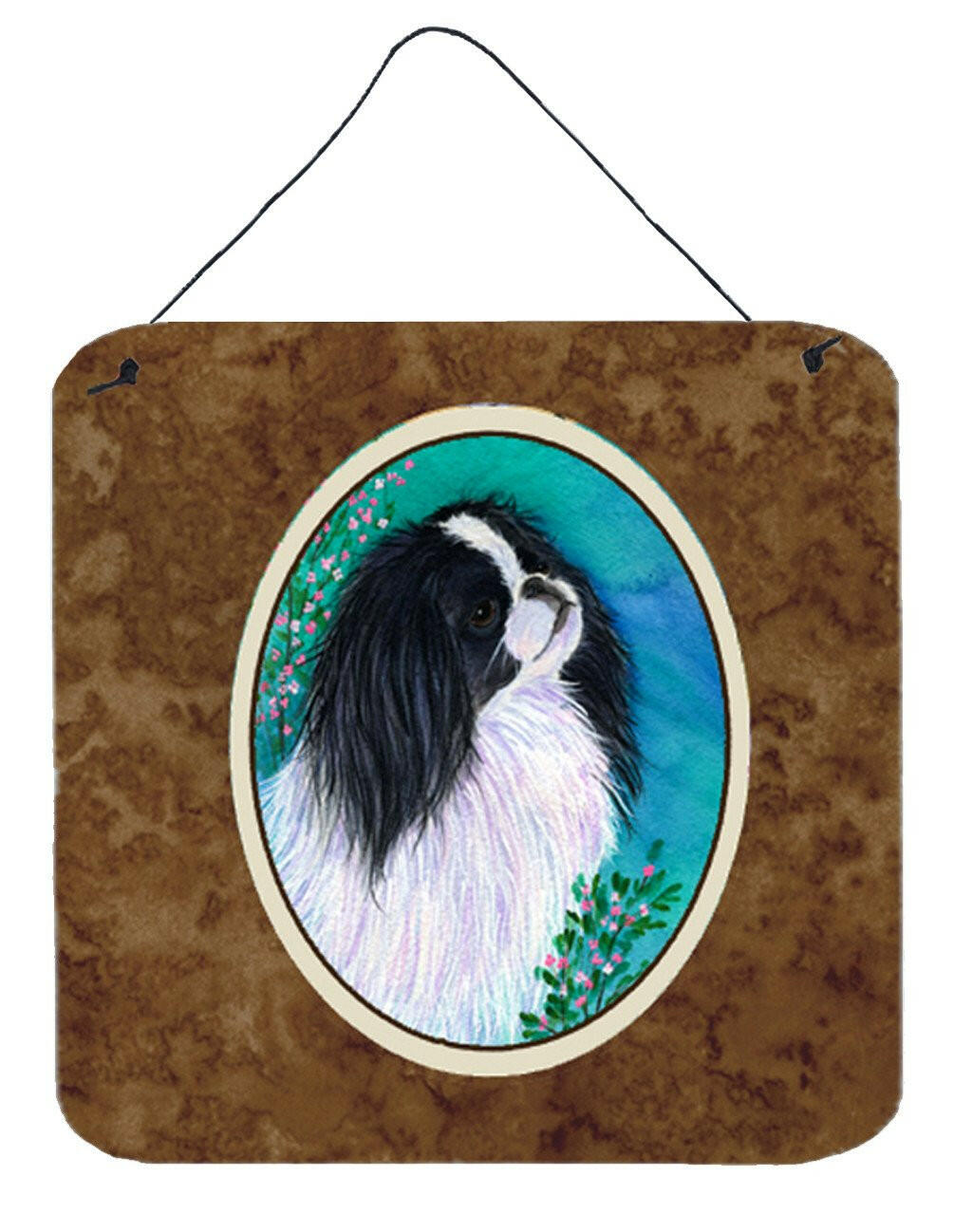 Japanese Chin Aluminium Metal Wall or Door Hanging Prints by Caroline's Treasures