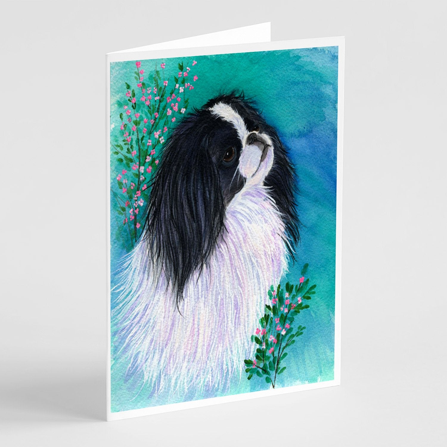 Buy this Japanese Chin Greeting Cards and Envelopes Pack of 8