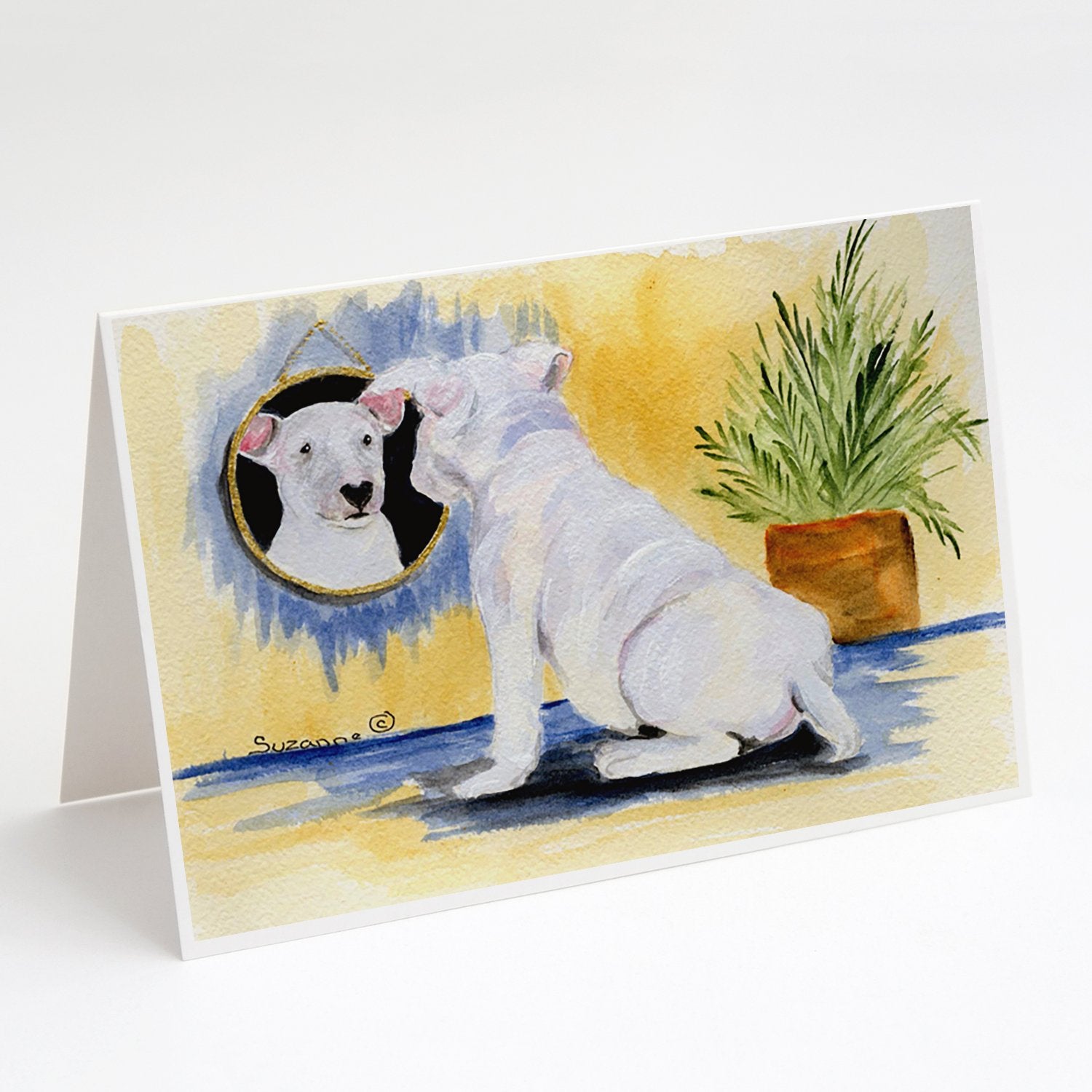 Buy this Bull Terrier Greeting Cards and Envelopes Pack of 8