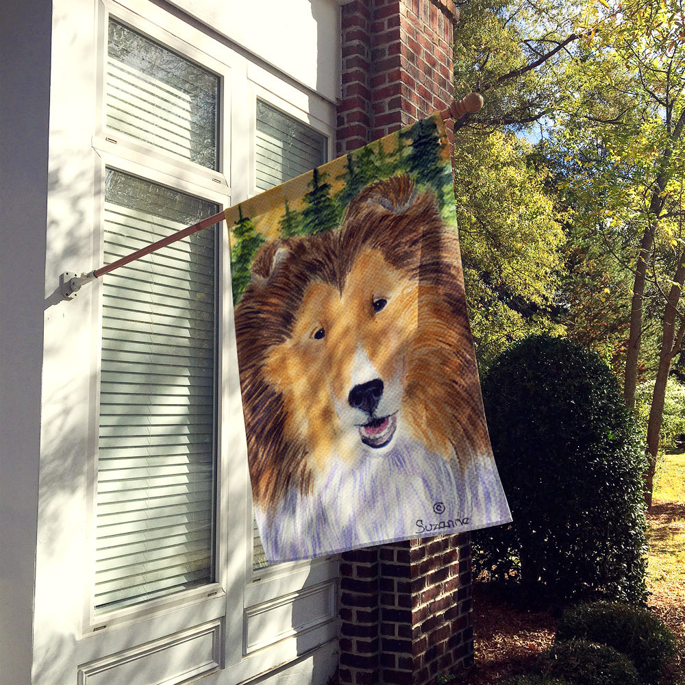 Sheltie Flag Canvas House Size  the-store.com.