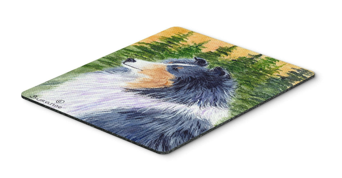 Sheltie Mouse Pad / Hot Pad / Trivet by Caroline&#39;s Treasures