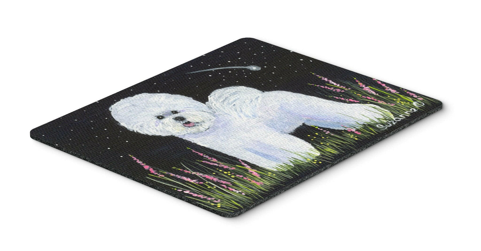 Bichon Frise Mouse Pad / Hot Pad / Trivet by Caroline's Treasures