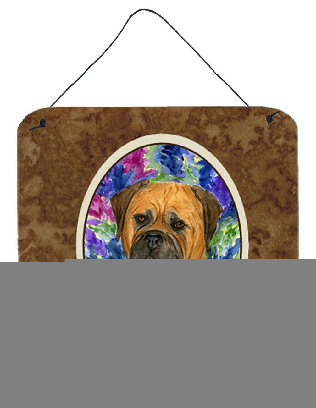 Bullmastiff Aluminium Metal Wall or Door Hanging Prints by Caroline's Treasures