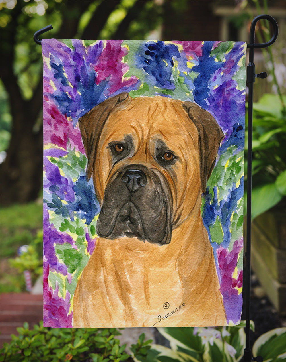 Bullmastiff Flag Garden Size.