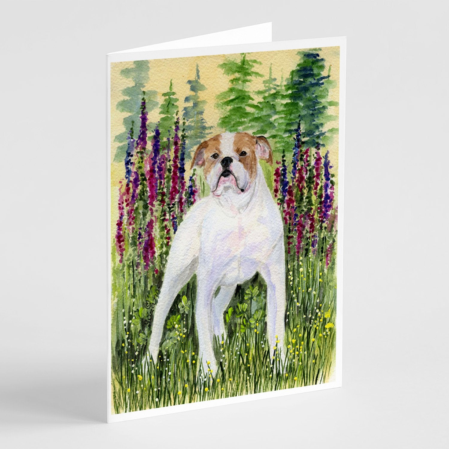 Buy this English Bulldog Greeting Cards and Envelopes Pack of 8