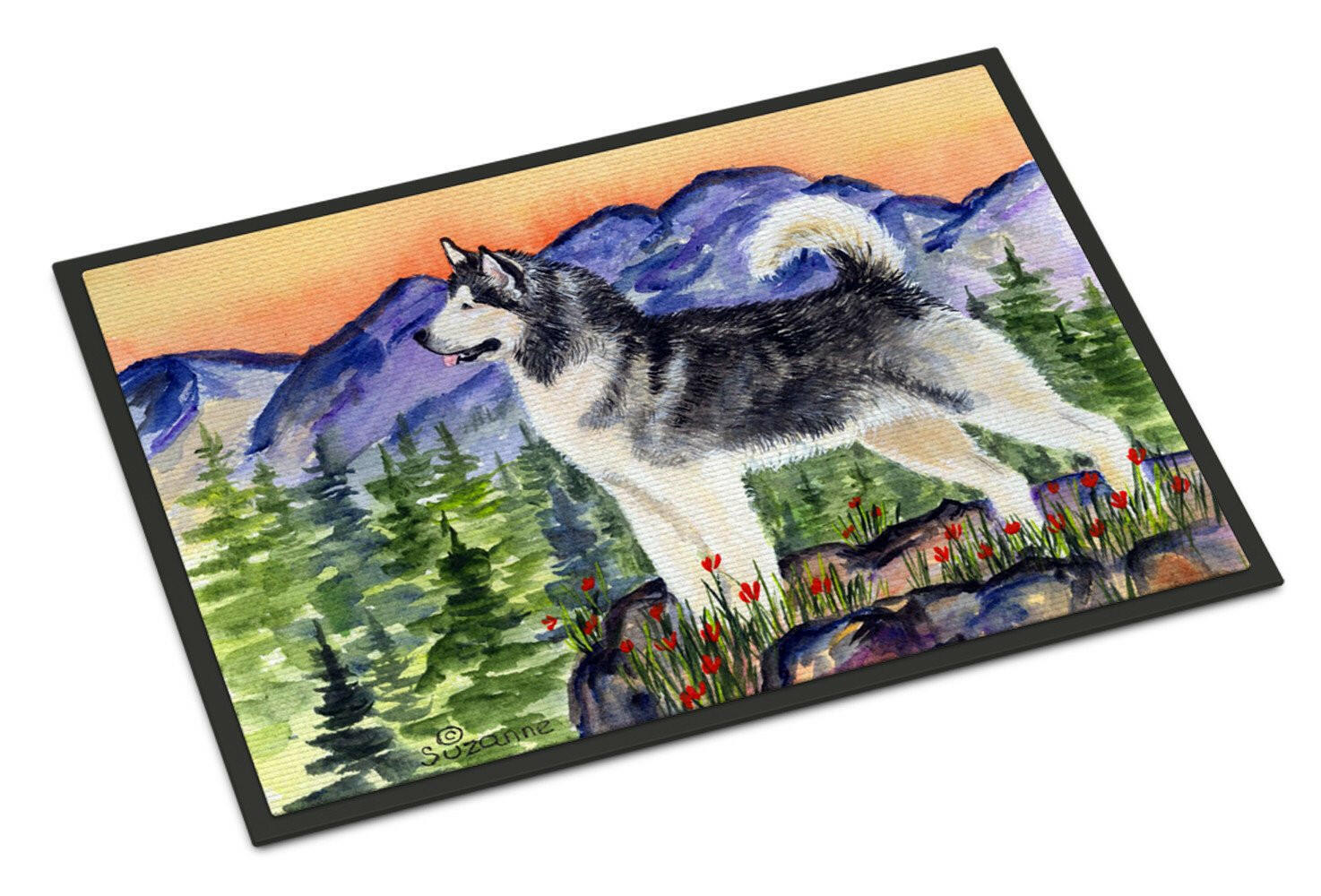 Alaskan Malamute Indoor Outdoor Mat 18x27 Doormat - the-store.com