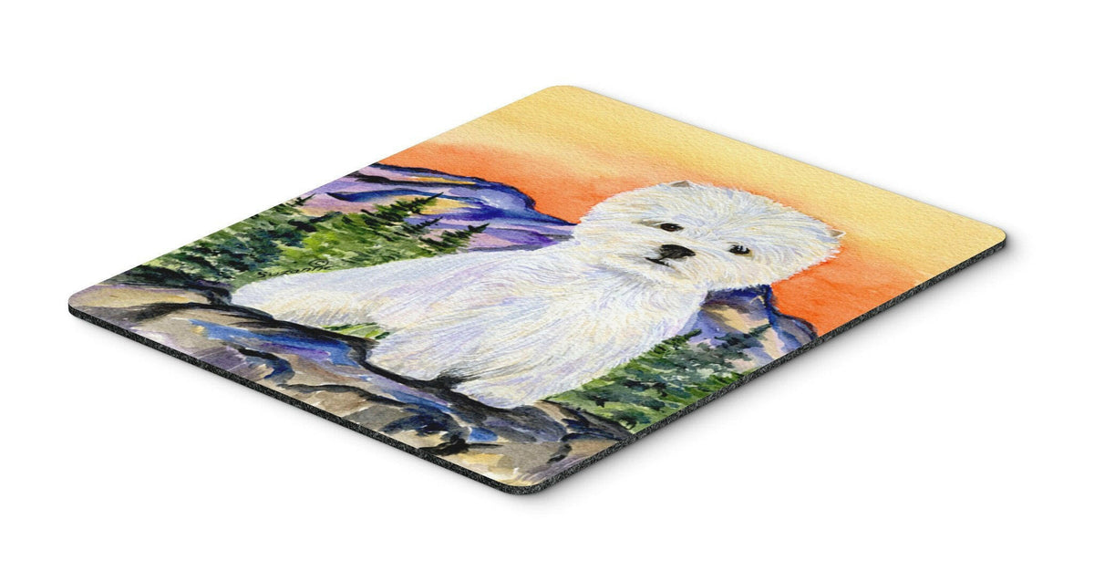 Westie Mouse Pad / Hot Pad / Trivet by Caroline&#39;s Treasures