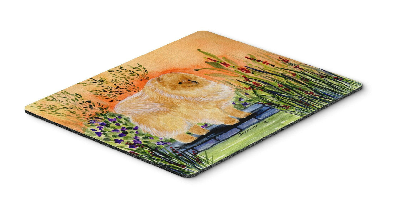 Pomeranian Mouse Pad / Hot Pad / Trivet by Caroline's Treasures