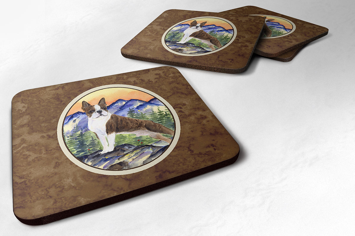 Set of 4 Boston Terrier Foam Coasters - the-store.com