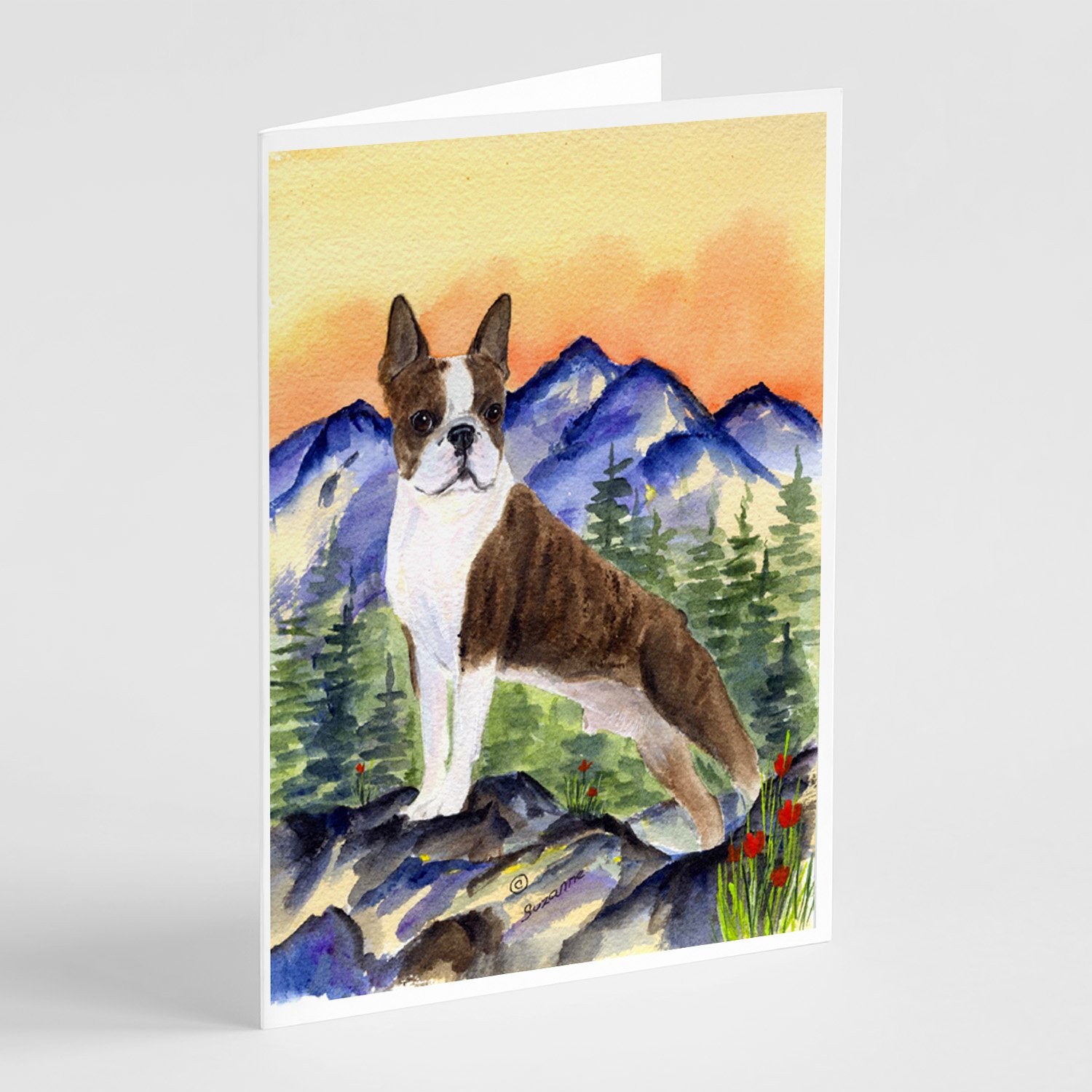 Buy this Boston Terrier Greeting Cards and Envelopes Pack of 8