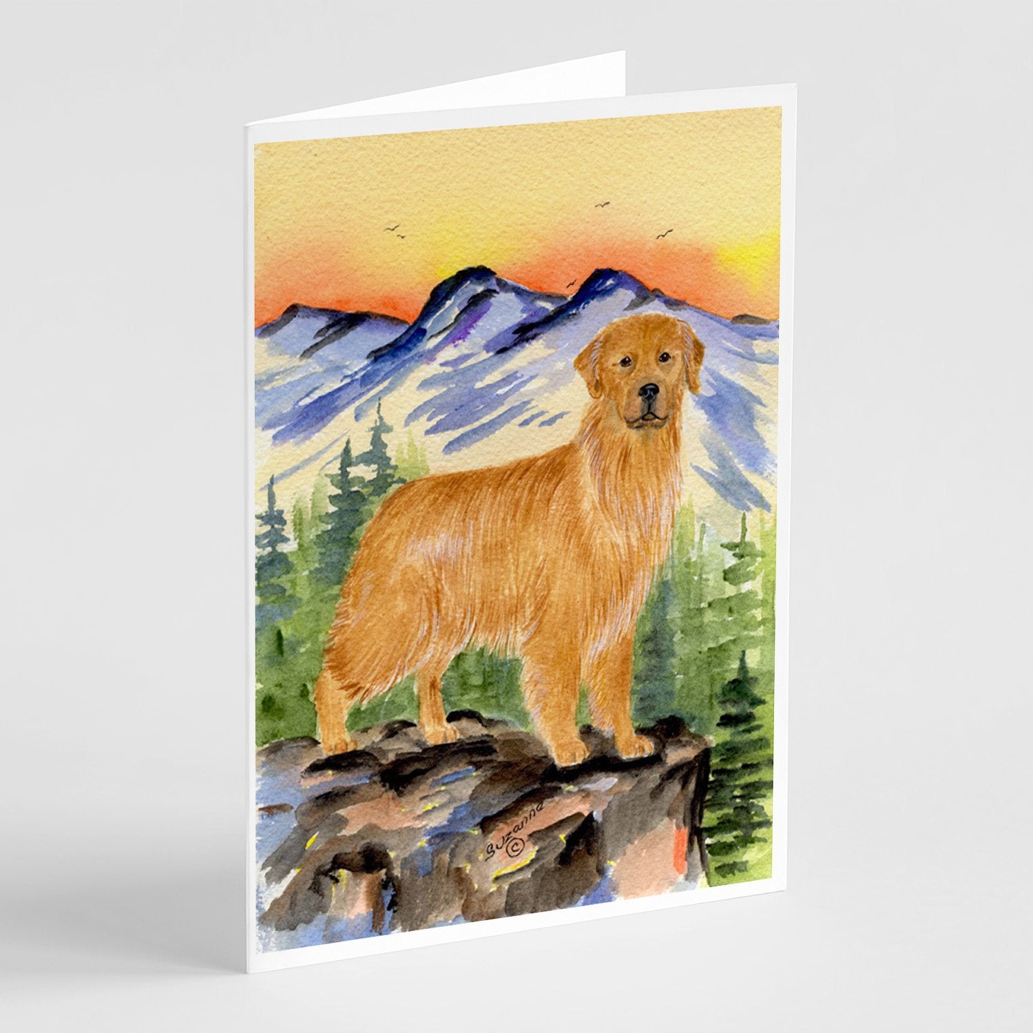 Buy this Golden Retriever Greeting Cards and Envelopes Pack of 8