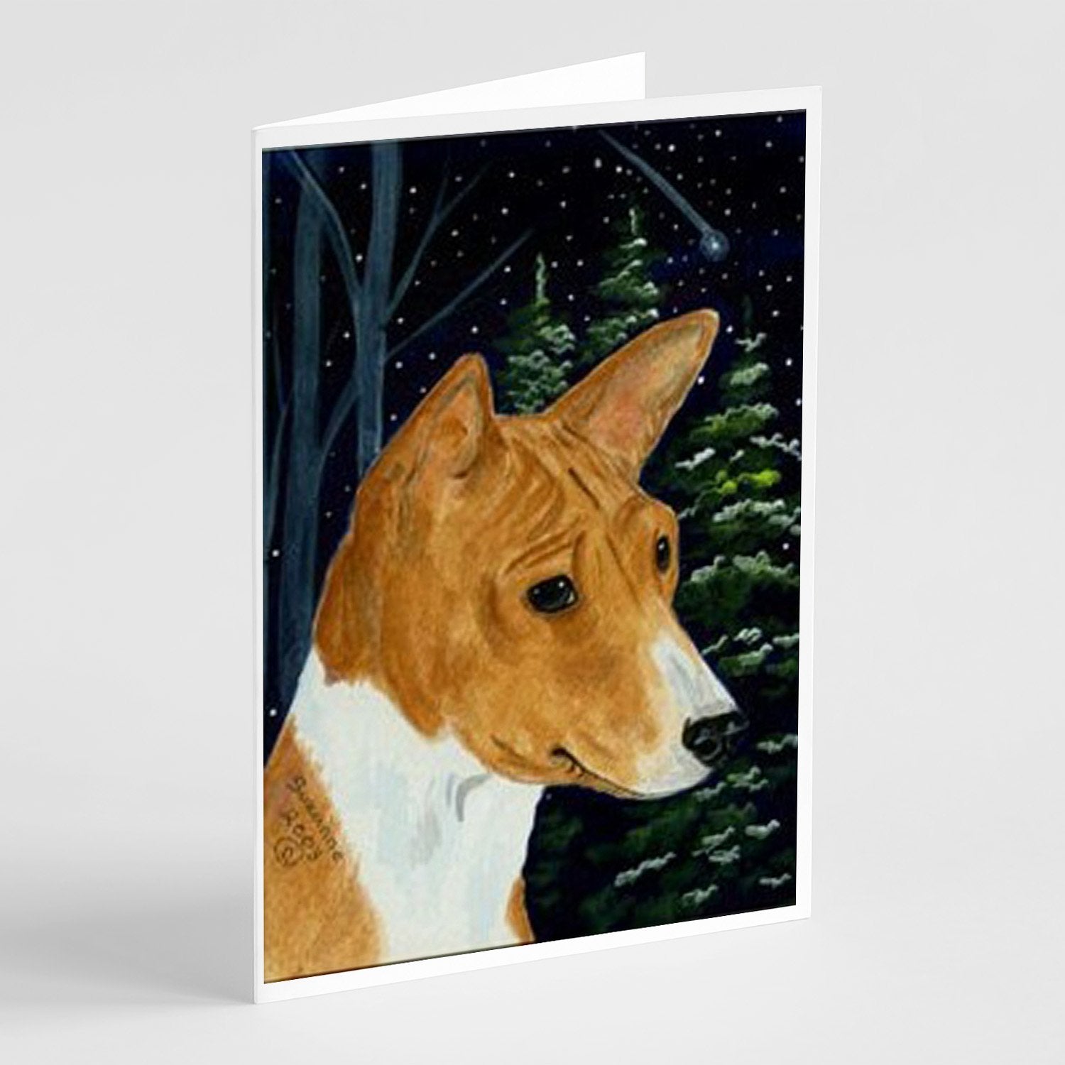 Buy this Basenji Greeting Cards and Envelopes Pack of 8