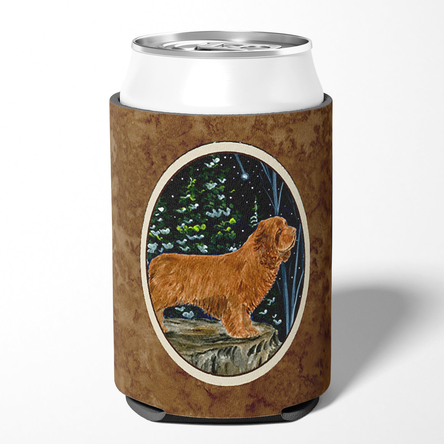 Sussex Spaniel Can or Bottle Beverage Insulator Hugger.