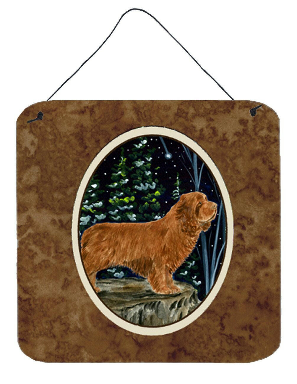 Sussex Spaniel Aluminium Metal Wall or Door Hanging Prints by Caroline's Treasures