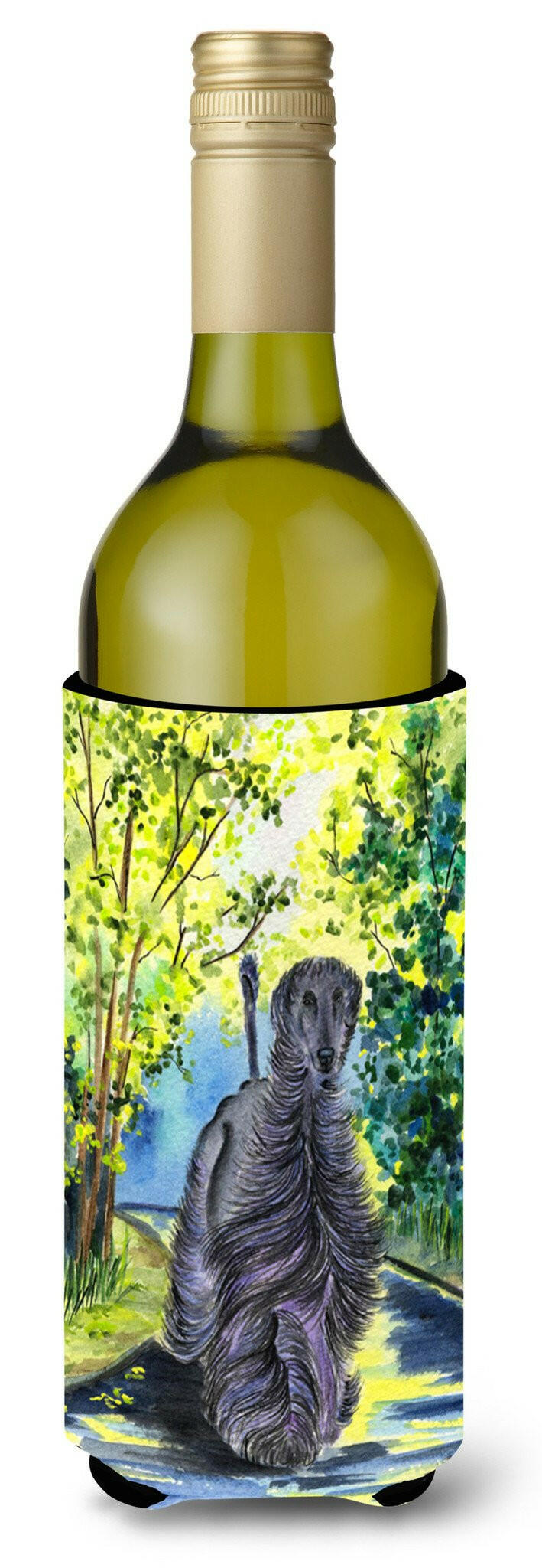 Afghan Hound Wine Bottle Beverage Insulator Beverage Insulator Hugger by Caroline&#39;s Treasures