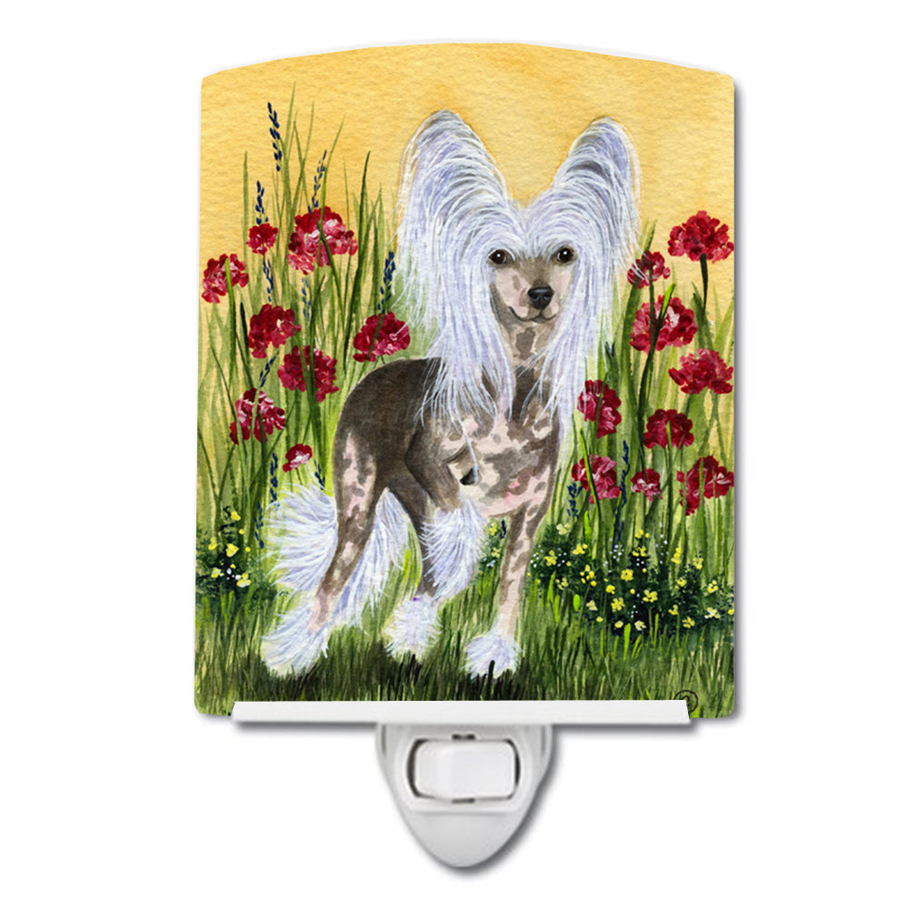 Chinese Crested Ceramic Night Light SS8185CNL - the-store.com