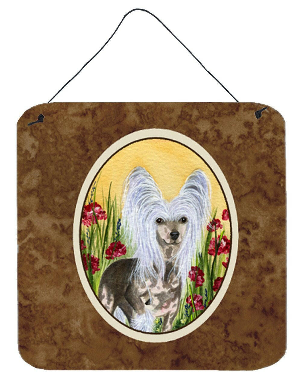 Chinese Crested Aluminium Metal Wall or Door Hanging Prints by Caroline&#39;s Treasures