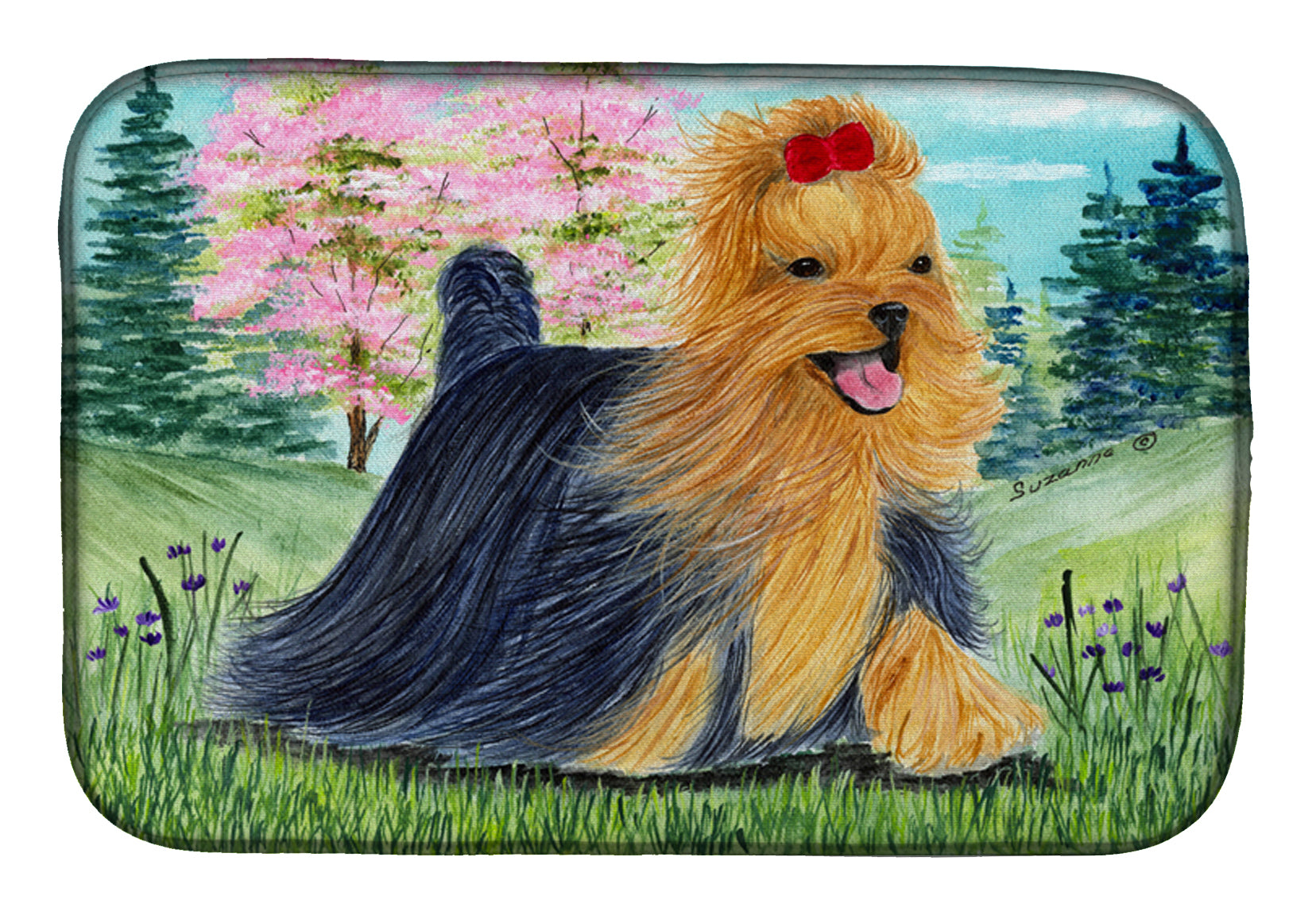 Yorkie Dish Drying Mat SS8188DDM  the-store.com.