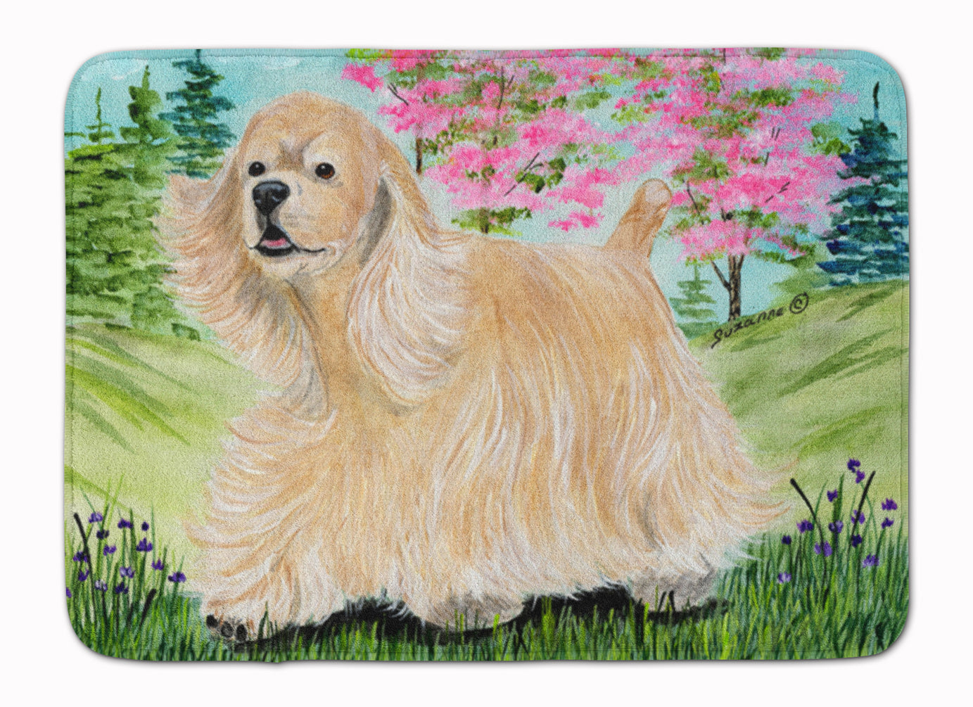 Cocker Spaniel Machine Washable Memory Foam Mat SS8189RUG - the-store.com