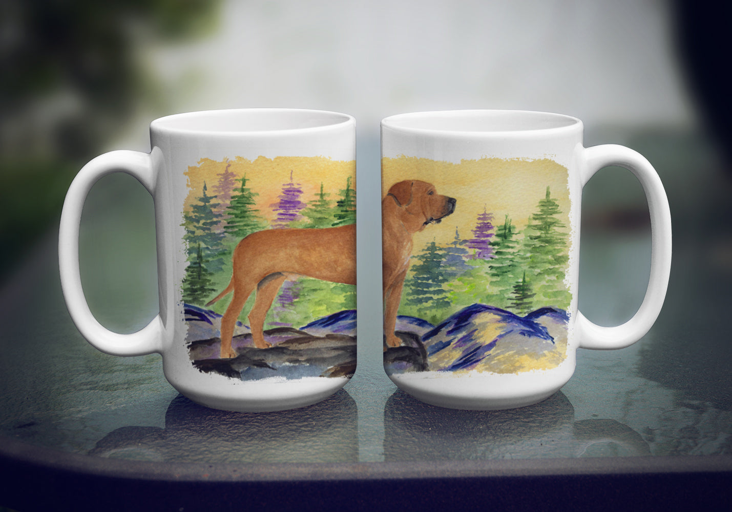 Tosa Inu Dishwasher Safe Microwavable Ceramic Coffee Mug 15 ounce SS8195CM15  the-store.com.