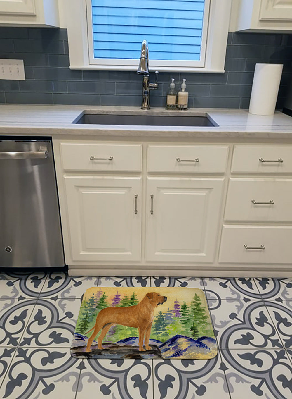 Tosa Inu Machine Washable Memory Foam Mat SS8195RUG - the-store.com