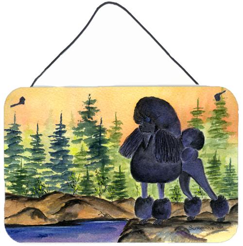 Poodle Indoor Aluminium Metal Wall or Door Hanging Prints by Caroline&#39;s Treasures