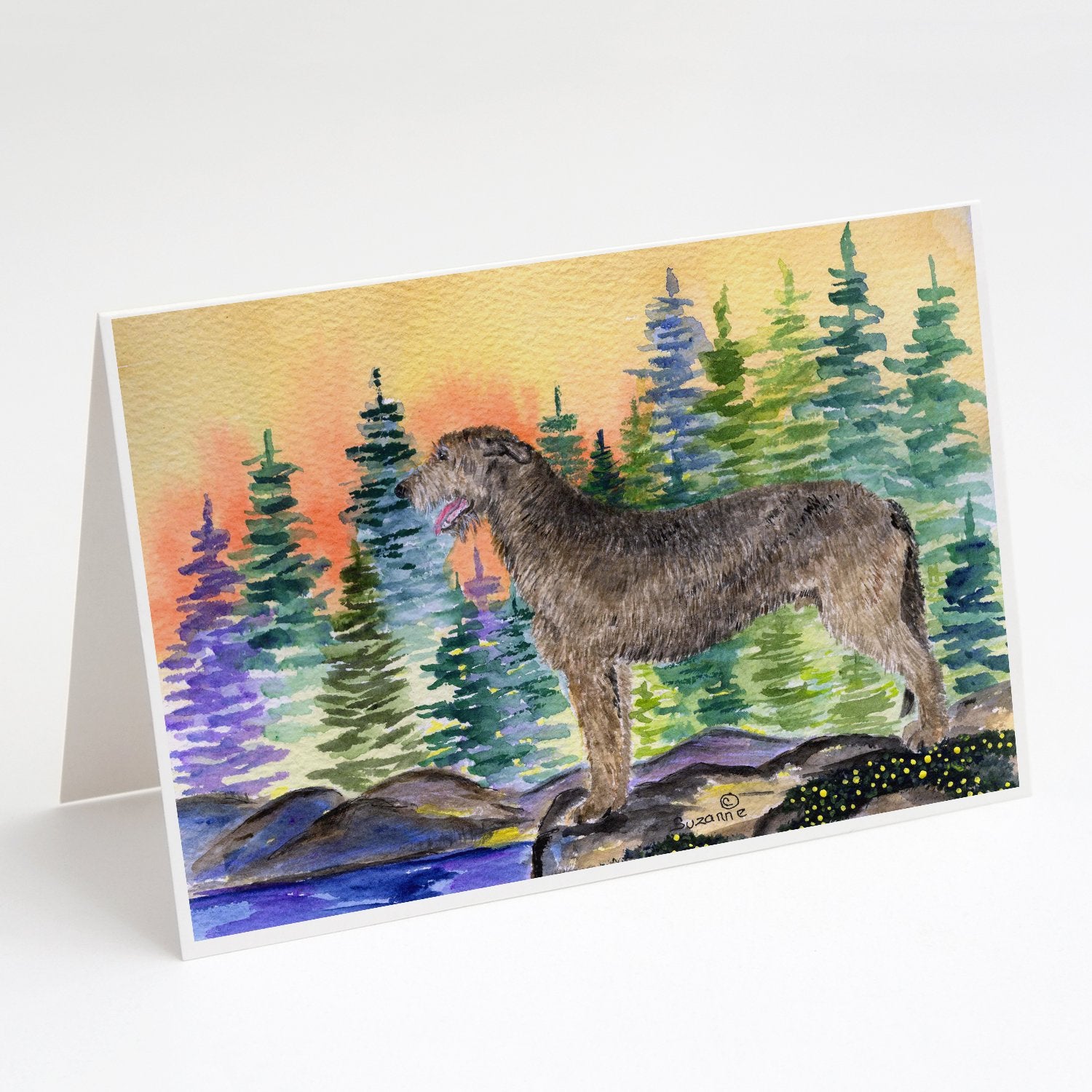 Buy this Irish Wolfhound Greeting Cards and Envelopes Pack of 8