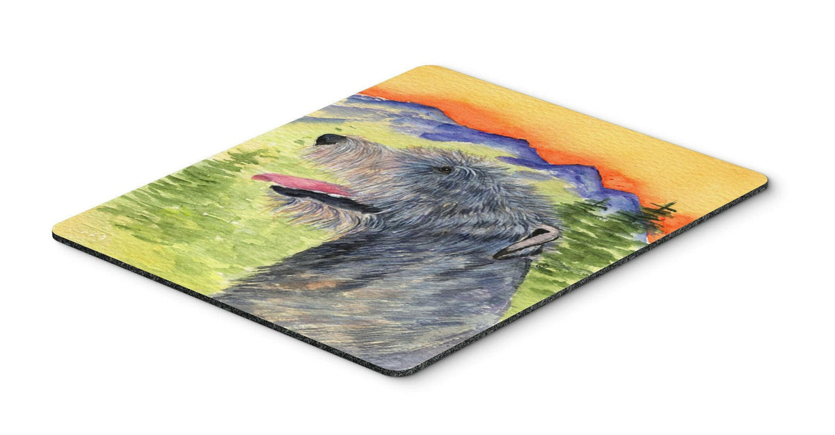 Irish Wolfhound Mouse Pad / Hot Pad / Trivet by Caroline&#39;s Treasures