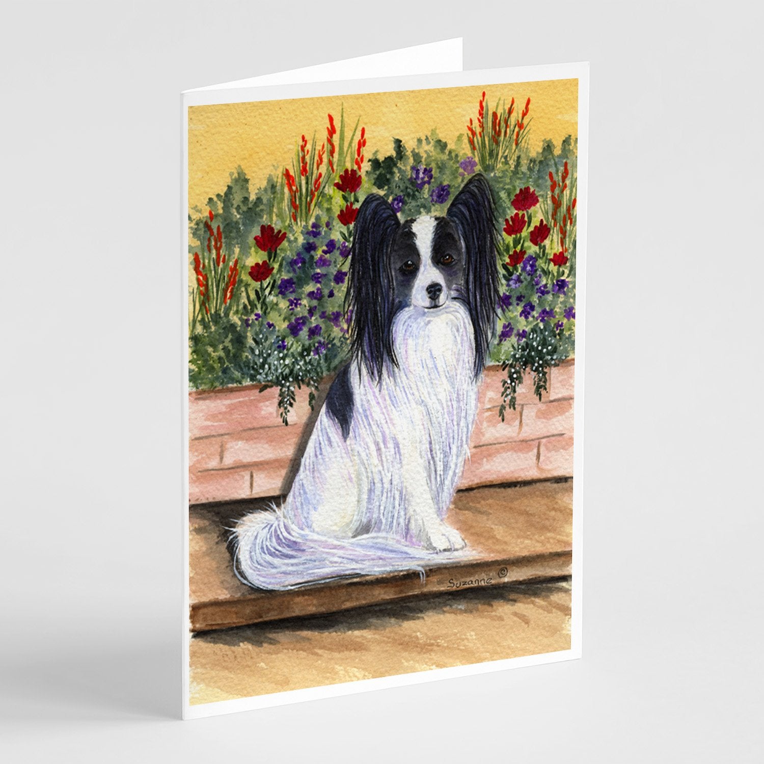 Buy this Papillon Greeting Cards and Envelopes Pack of 8