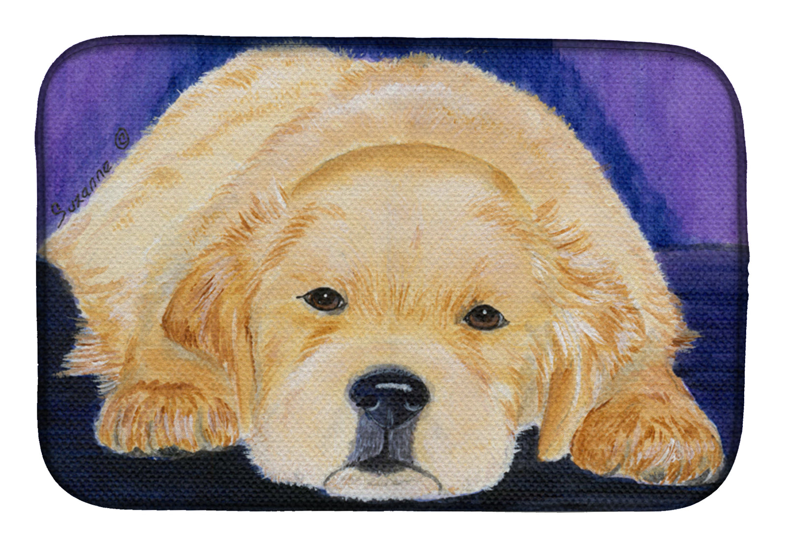 Golden Retriever Dish Drying Mat SS8212DDM  the-store.com.