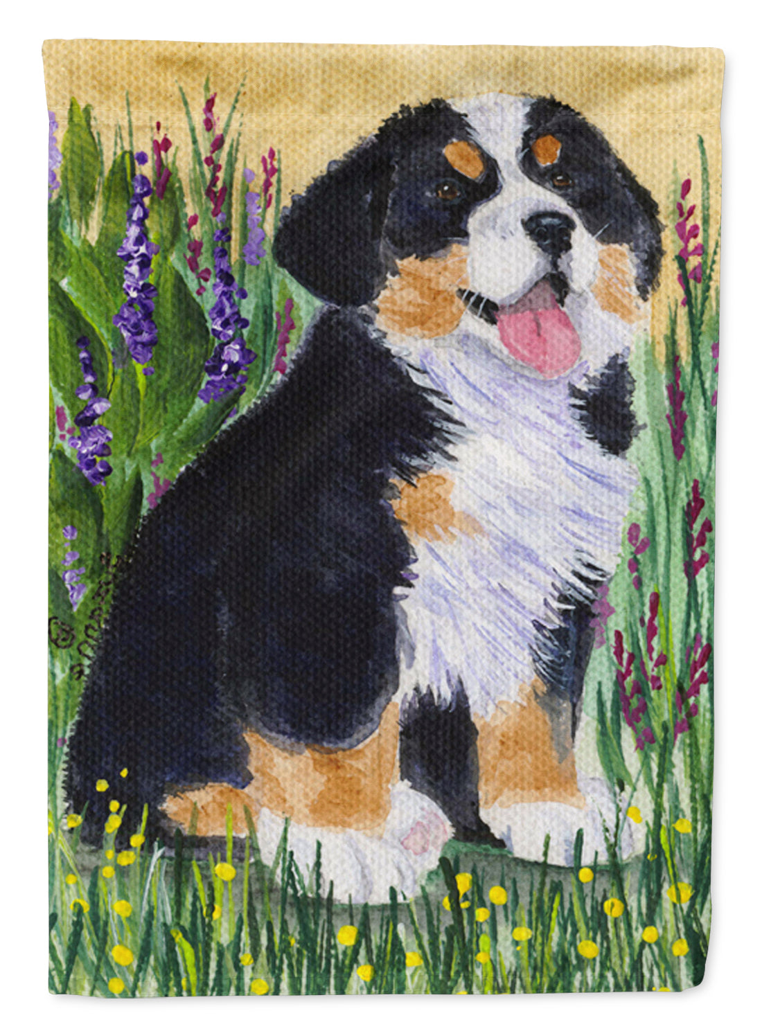 Bernese Mountain Dog Flag Canvas House Size  the-store.com.